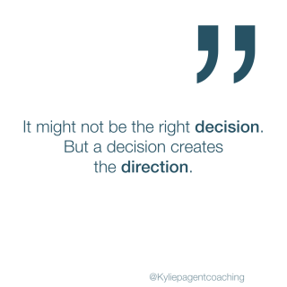 It might not be the right decesion